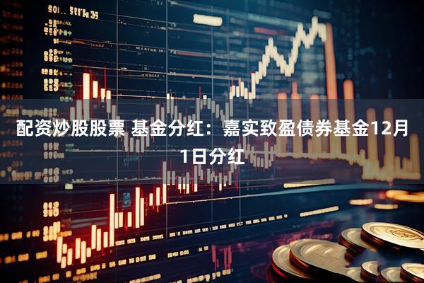 配资炒股股票 基金分红:嘉实致盈债券基金12月1日分红